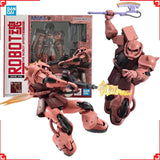Bandai Gundam Model Kit Roboto Spirits Zaku 2 Char Custom Anime Figure