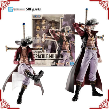 Bandai S.H.Figuarts Dracule Mihawk One Piece Figure product image 1