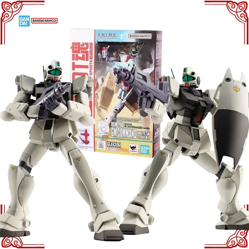 In Stock Genuine Bandai Gundam Model Kit Robot Spirits RGM-79G GM Comm