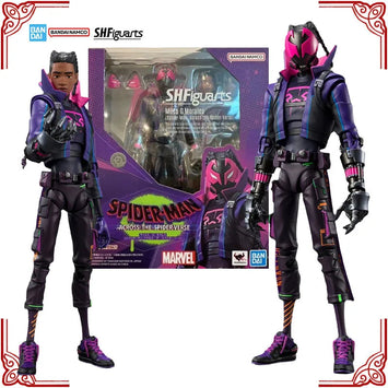 Genuine Bandai Spider Man Across The Spider Verse Model Kit SHF Miles 