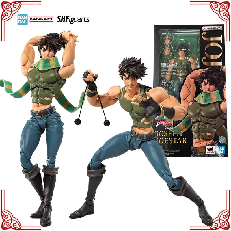 In Stock Genuine Bandai JoJo's Bizarre Adventure Model Kit SHF Joseph 