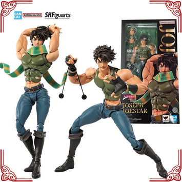In Stock Genuine Bandai JoJo's Bizarre Adventure Model Kit SHF Joseph 
