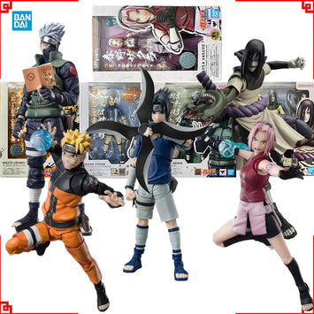 Bandai Naruto Action Figure SHF Sakura Sasuke Kakashi Orochimaru Colle