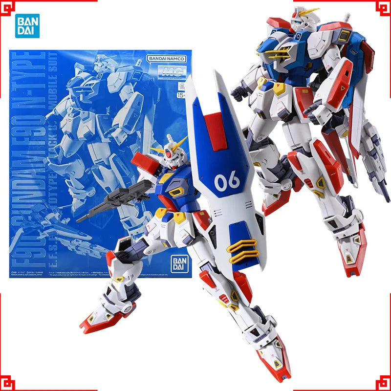 Bandai Gundam Model Kit MG F90 N Type Anime Figure Gunpla Building Kit