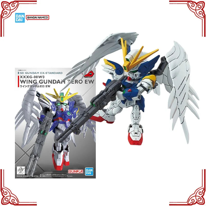 In Stock Genuine Bandai Gundam Model Kit SDEX XXXG-00W0 Wing Gundam Ze