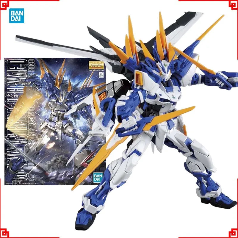 Bandai Gundam Model Kit MG Astray Blue Frame D Action Figure Gunpla Bu