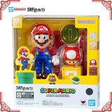 In Stock Genuine Bandai Super Mario Model Kit SHF Mario Anime Action F