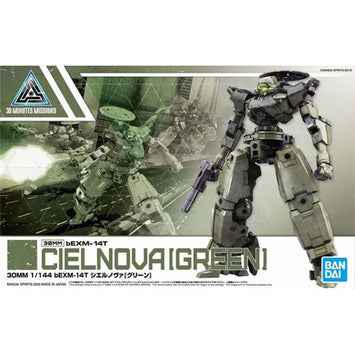 Bandai 30MM bEXM-14T Cielnova Green 1/144 Model Kit product image 1