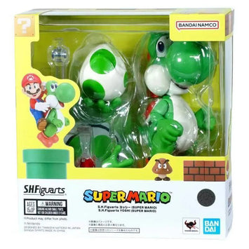 Bandai Super Mario Bros Anime Figure SHFYoshi T·Yoshisaur Munchakoopas
