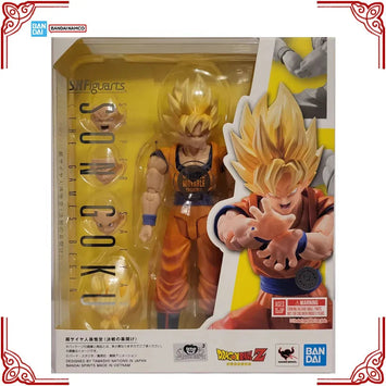 In Stock Genuine Bandai Dragon Ball Model Kit SHF Super Saiyan Son Gok