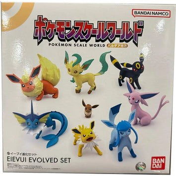 Bandai Figure Pokemon Anime Figures Candy Toys Scale World Eievui Evol