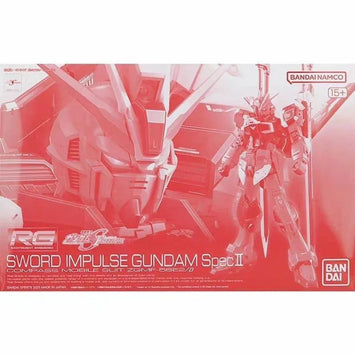 Bandai Gundam Model Kit RG Sword Impulse Spec 2 Anime Figure Gunpla Bu