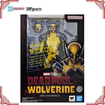 In Stock Genuine Bandai Marvel Model Kit SHF Deadpool & Wolverine Anim