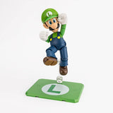 Bandai Super Mario Bros Anime Figure SHF Luigi Action Figures High Pos