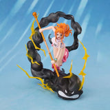 Bandai One Piece Anime Figure Figuarts ZERO Luffy Gum Hawk Nami Lightn