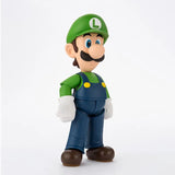 Bandai Super Mario Bros Anime Figure SHF Luigi Action Figures High Pos