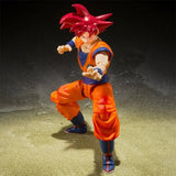 In Stock Genuine Bandai Dragon Ball Model Kit SHF Son Goku Saiyan God 
