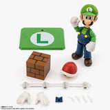 In Stock Genuine Bandai Super Mario Model Kit SHF Luigi Anime Action F