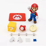 In Stock Genuine Bandai Super Mario Model Kit SHF Mario Anime Action F